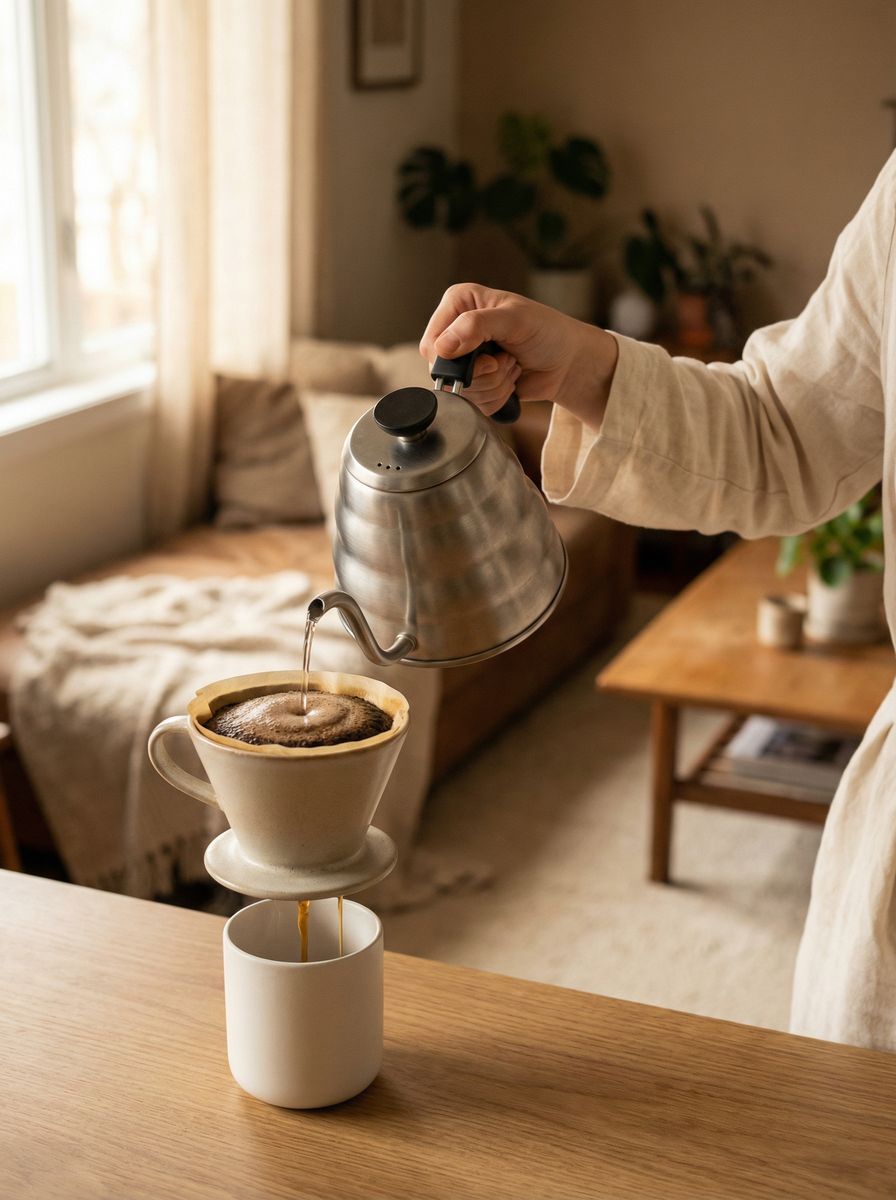 糖心Vlog 晨光中的手冲咖啡视频教程